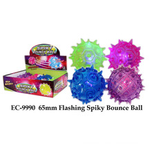 Funny 65mm Flashing Spiky Bounce Ball Toy